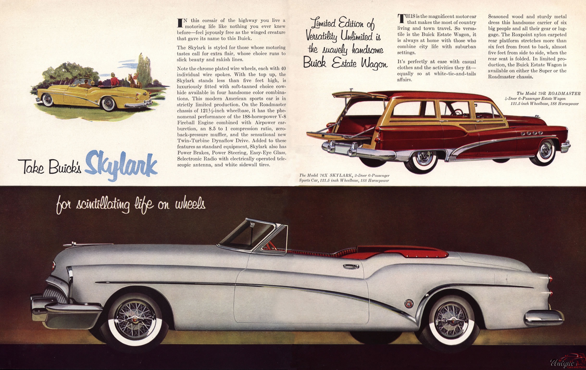 1953 Buick Brochure Page 3